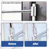 Dual-Head Door Hinge Alignment and Repair Wrench