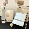 Tri-Fold LED Lighted Makeup Mirror with 3x/2x/1x Magnification