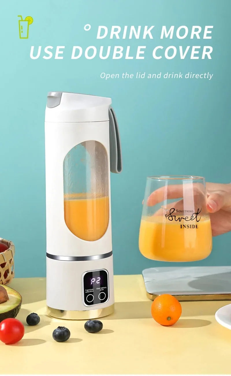 Portable USB Rechargeable Fruit Juicer Blender Cup