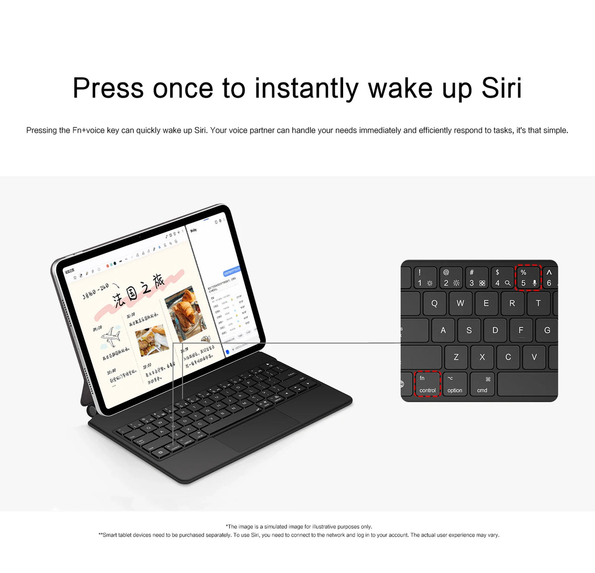 Magnetic Pogo Pin Keyboard Case for iPad Pro & Air