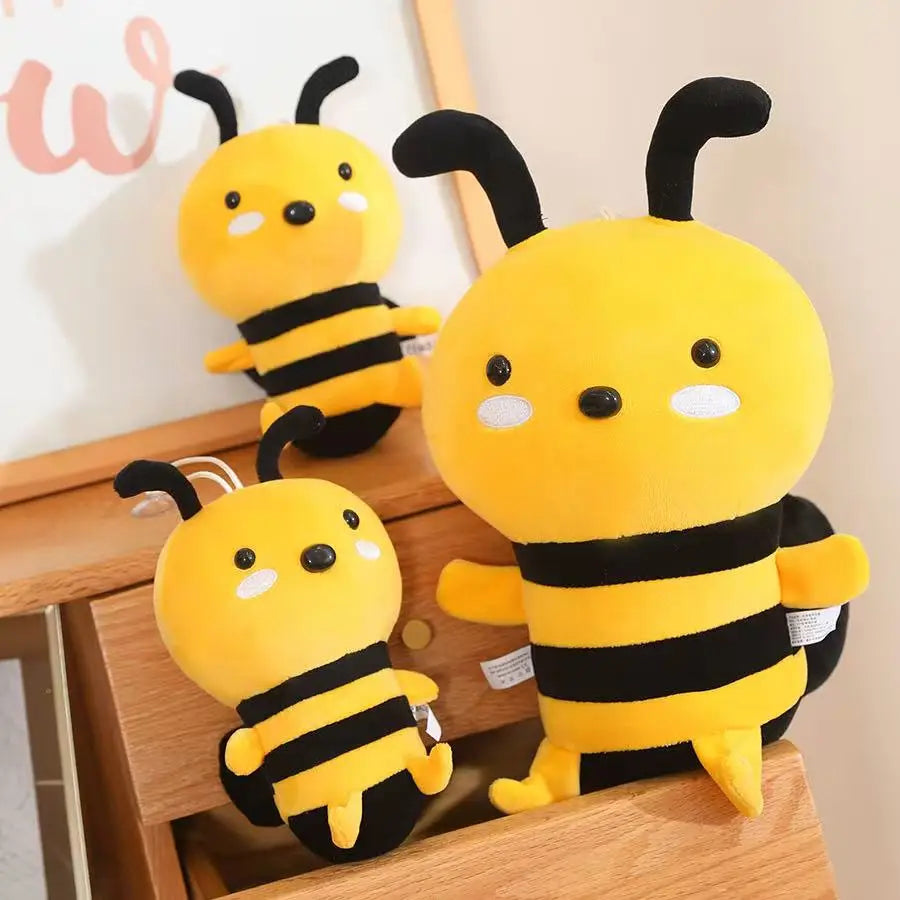 Adorable Handmade Bee Plush Toy – Soft Cuddly Companion