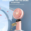 Portable Neck Fan with LED Display and Phone Stand