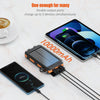 10000mAh Solar Power Bank with Dual USB and USB-C Output