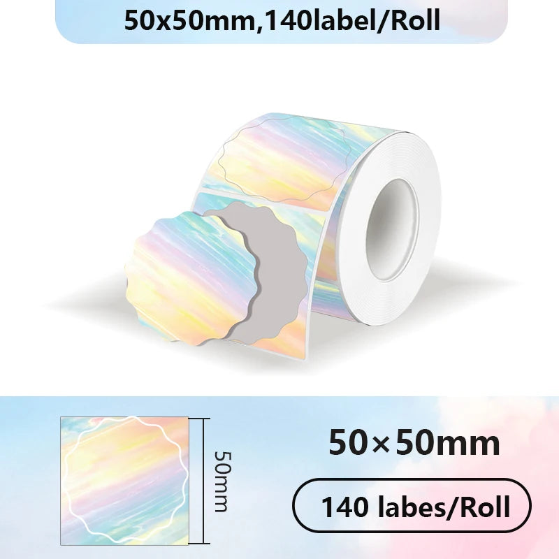 Self-Adhesive Thermal Label Rolls for Mini Printers