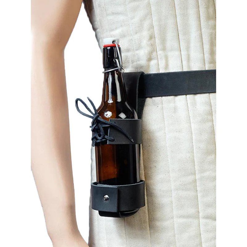 Steampunk Leather Bottle Holster