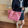 Leopard Print PVC Large Tote Bag