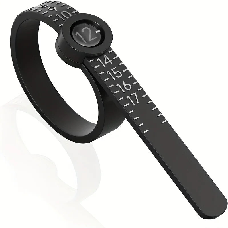 Ring Sizer with Magnifying Glass for Accurate Measurement