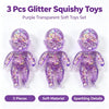 Glitter Squishy Fidget Toy - Slow Rebound Stress Relief for Kids and Adults