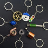Gearbox Keychain with Turbo Hub and Brake Disc Pendant