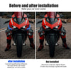 Motorcycle Front Side Spoiler Winglets with LED Light
