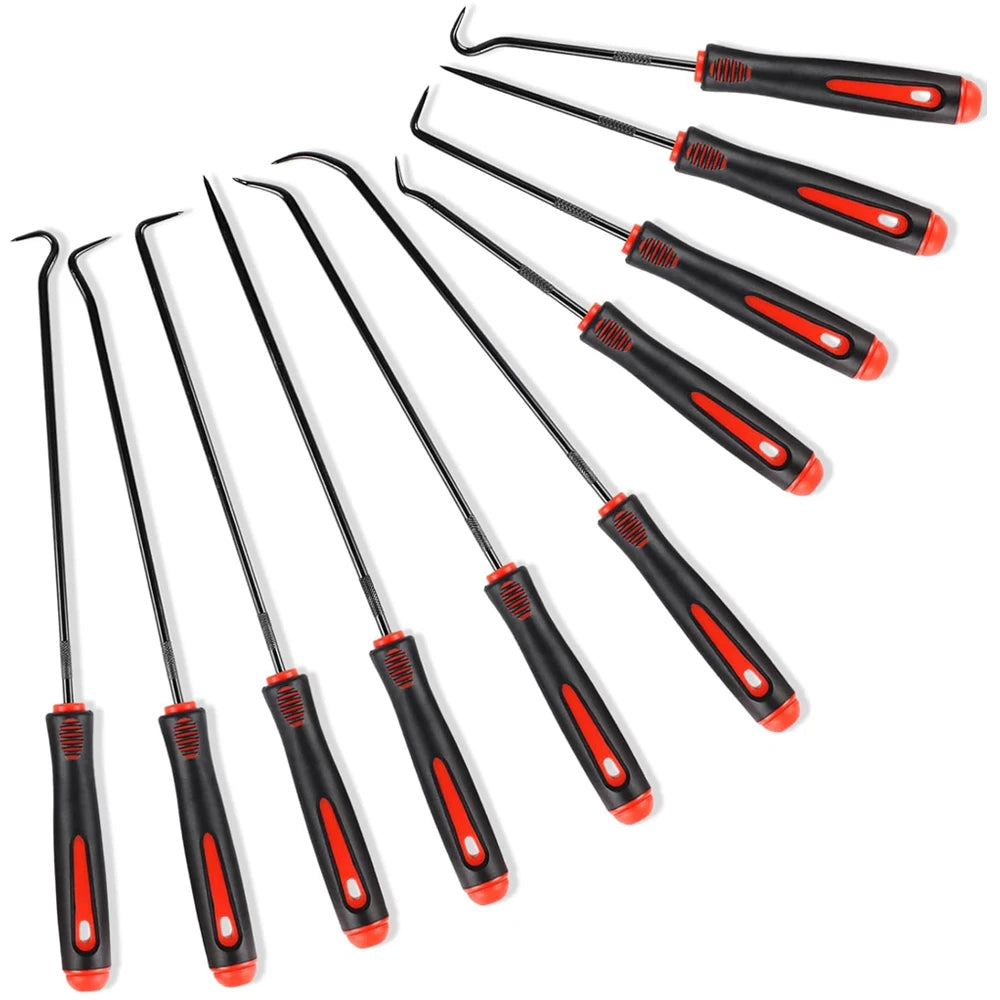 4-Piece Oil Seal Hook Removal Tool Set for O-Rings and Gaskets