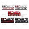 Redneck Edition 3D Chrome Emblem Decal