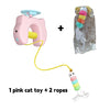 Juguete Colgante Automático para Gatos con Plumas y Cuerdas