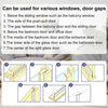 Self-Adhesive Weather Stripping Seal Tape for Doors and Windows