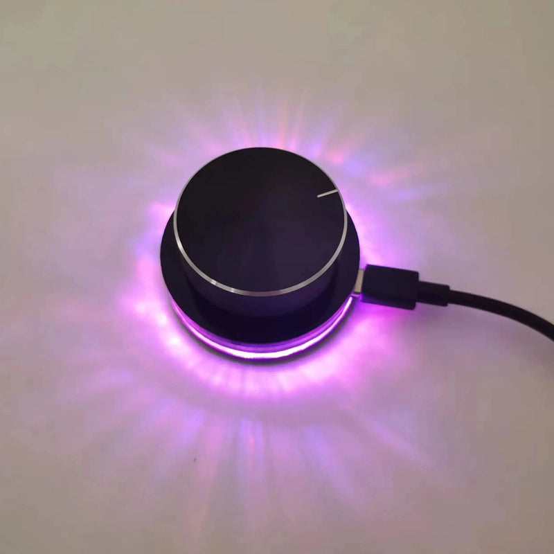 Programmable USB Volume Dial with RGB Lighting