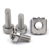 304 Stainless Steel Cage Nuts and Captive Screws for Rack Mounting (M5/M6)