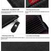 Vintage Slim RFID-Blocking Wallet with Zipper Closure
