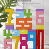 Montessori Wooden Number Puzzle - Counting & Stacking Toy for Kids