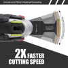 Titanium Coated Oscillating Multitool Saw Blades (2-Pack)