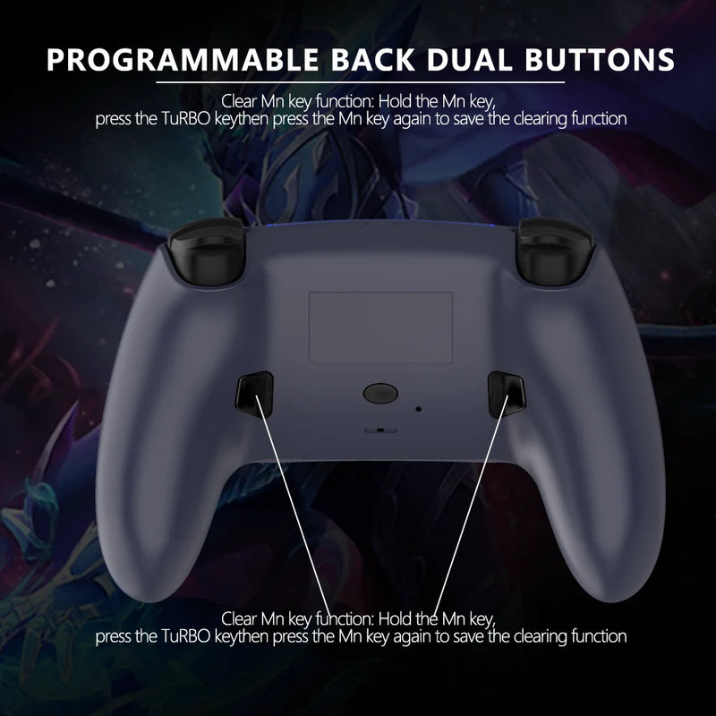 Wireless Gaming Controller with Hall Effect Joysticks