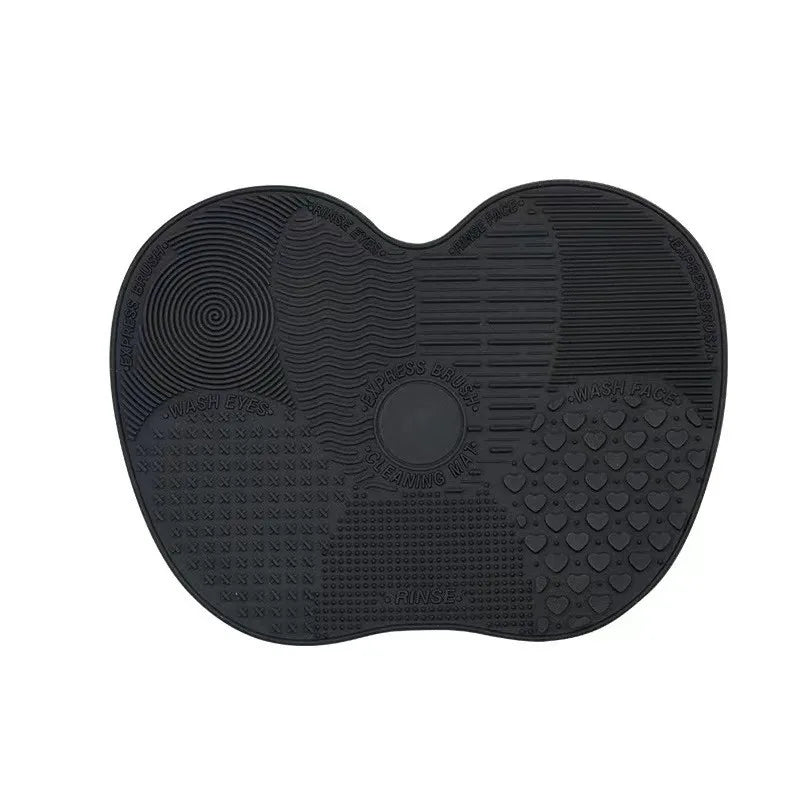 Silicone Makeup Brush Cleaning Mat with Textured Surface