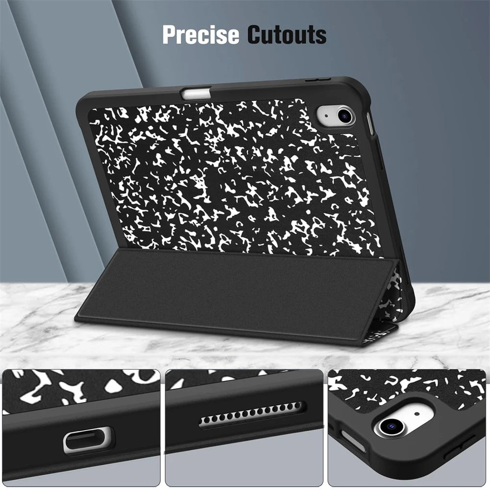 Smart iPad Case with Apple Pencil Holder and Sleep/Wake Cover