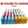 Premium Polyester Embroidery Thread - Large 4000m Spool for Machine & Hand Stitching