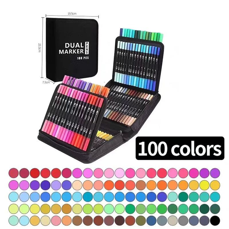 Dual-Tip Art Marker Set