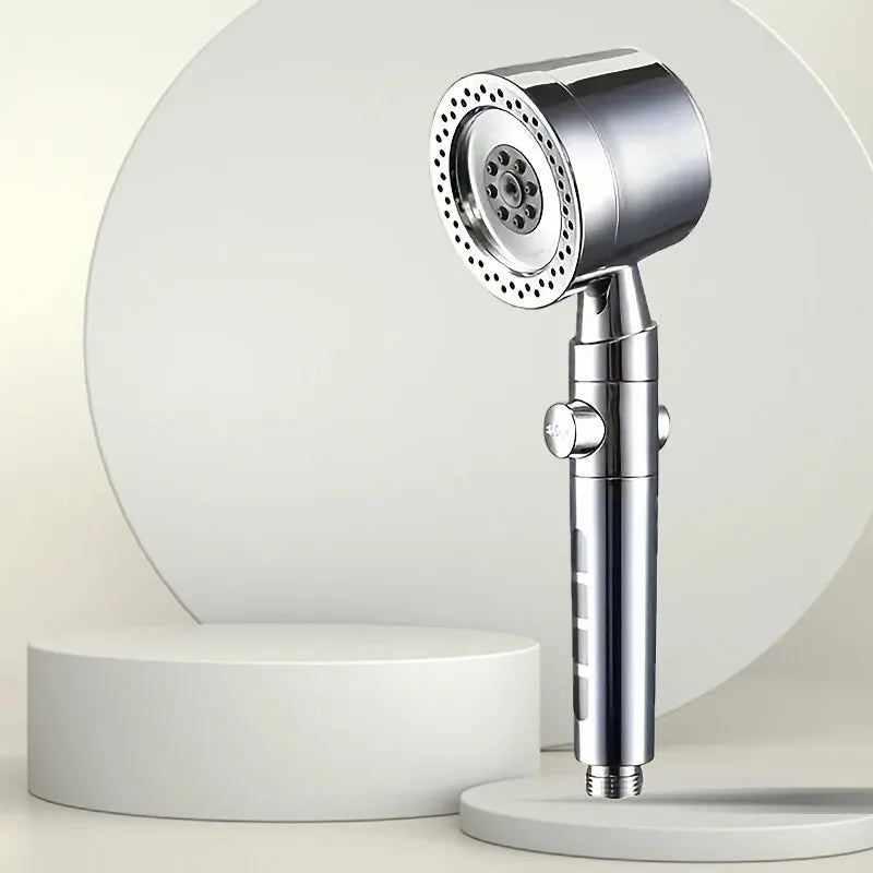 5-Mode Handheld Shower Head with Water Stop