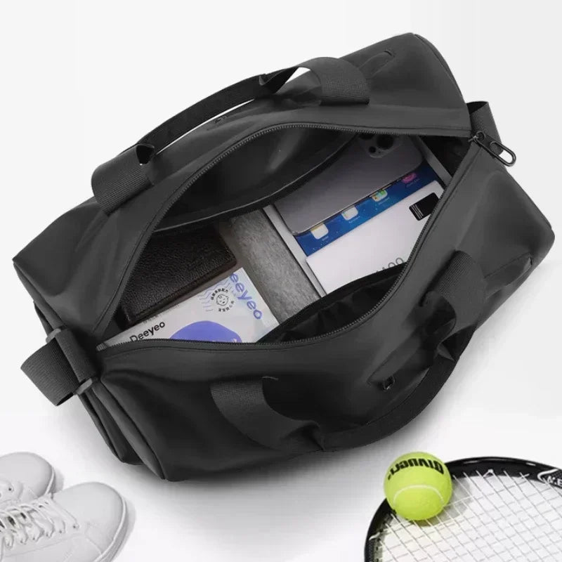 Versatile Travel Gym Bag with Wet/Dry Separation