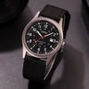 Luminous Military-Style Quartz Wristwatch with Nylon Strap