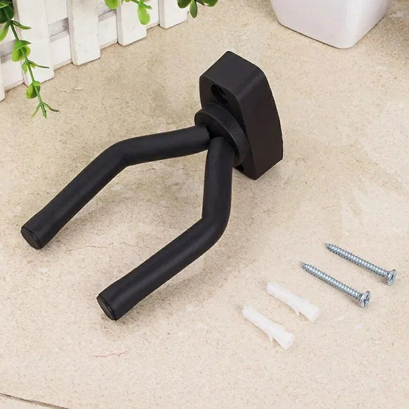 Wall-Mounted Guitar Hanger with Screws