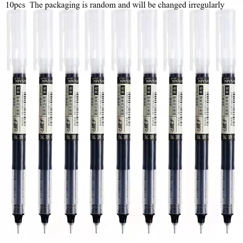 Quick-Dry Gel Pens – Smooth Writing 0.5mm (Set of 10)