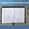 A4 Music Score Folder with 40 Pages | Durable PP Sheet Organizer for Musicians