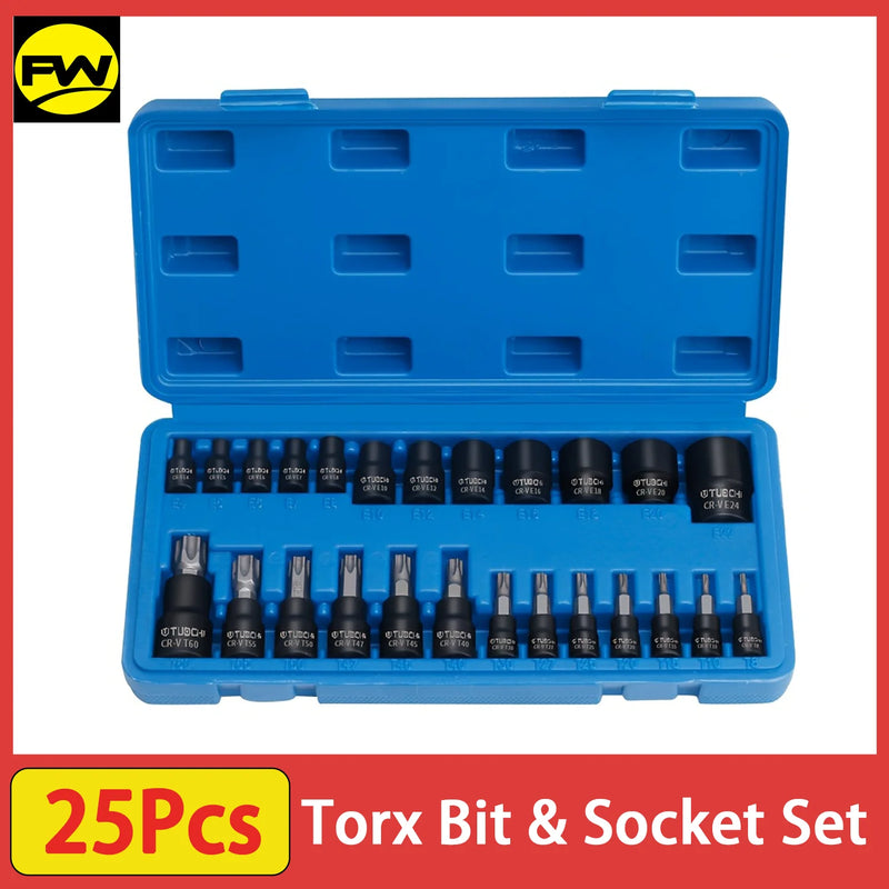 Professional Torx & E-Torx Socket Set