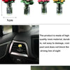 Mini Rose and Sunflower Car Dashboard Vase Decor