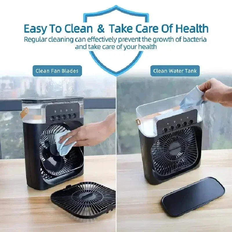 Portable USB Desk Humidifier Fan