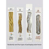Spiral Birthday Cake Candles, Set of 6 Long Thin Decorative Candles for Cakes and Desserts