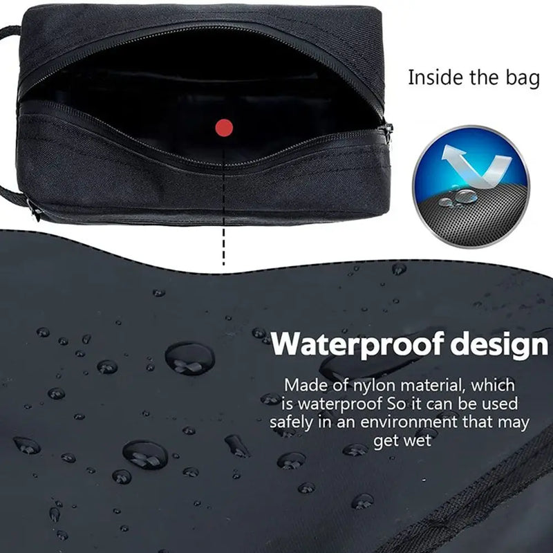 Compact Canvas Toiletry Bag