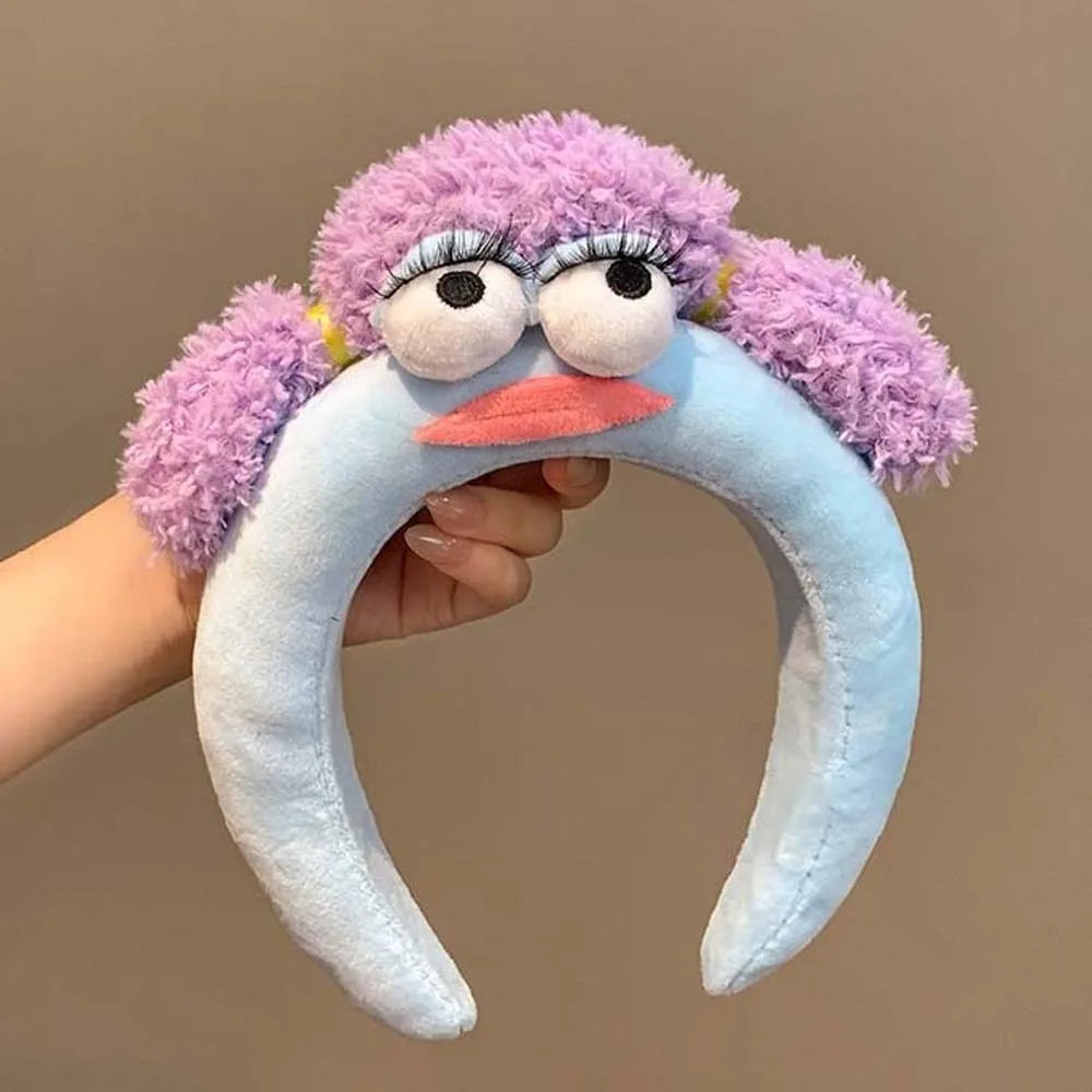 Bandeau à cheveux en forme de anneau de dessins animés coloré