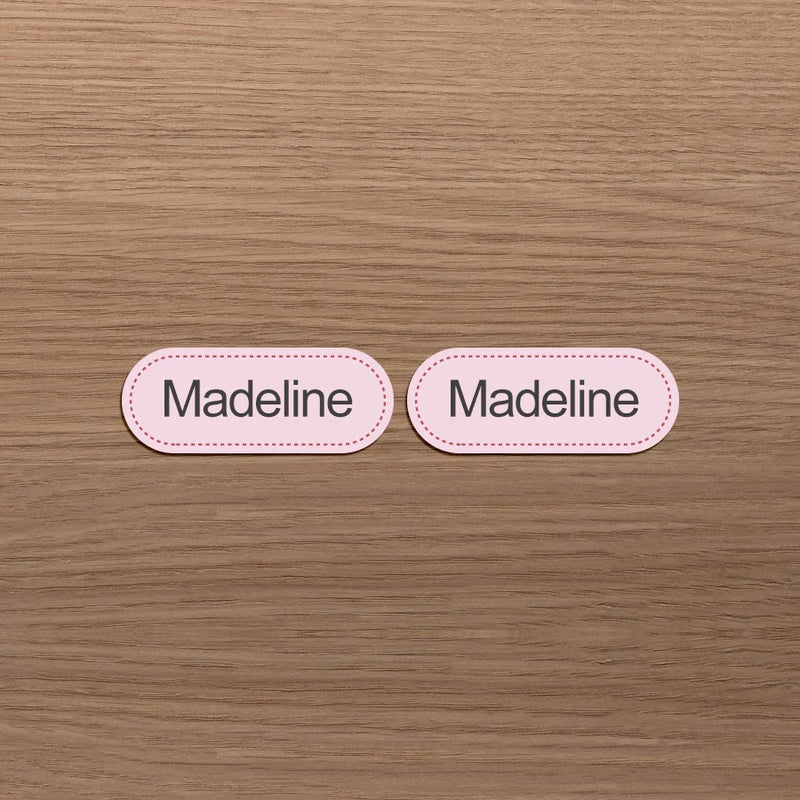 Washable Iron-On Name Labels for Kids' Clothing