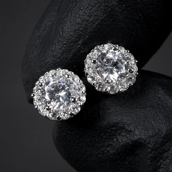 Pendientes de Aro con Zirconia Cúbica