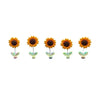 Sunflower Shaking Head Car Ornament – Cute Dashboard & Rearview Mirror Décor