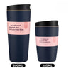 Double-Wall Insulated Coffee Tumbler with Leak-Resistant Lid