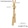Ensemble de bijoux en chaîne torsadée avec cristaux
