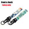 A single piece of Hokkaido Wave JDM keychain featuring a Kanagawa surf design on a strap.