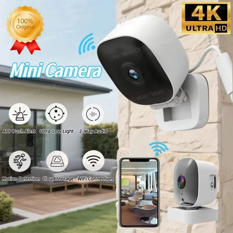 4K WiFi Security Camera with Full-Color Night Vision