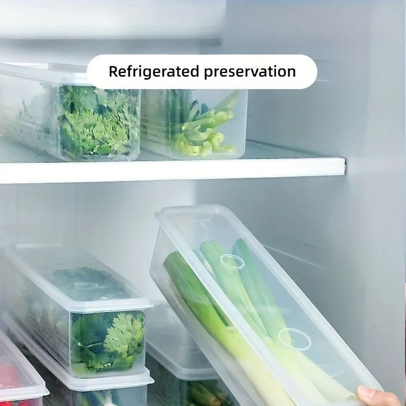 Set of 4 Rectangular Food Storage Containers