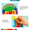Shoelace Tying Practice Board for Kids – Learn to Tie Laces