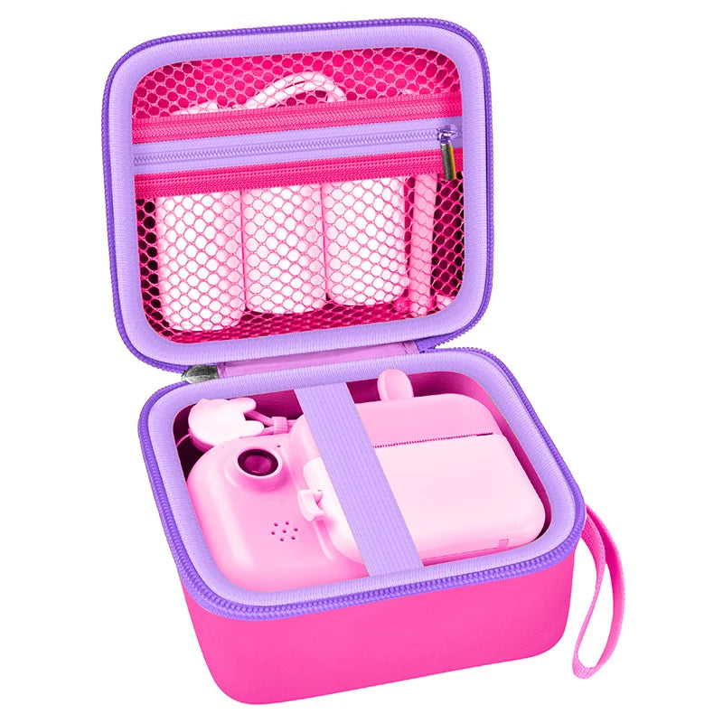 Kids Instant Print Camera Case with Storage Pocket